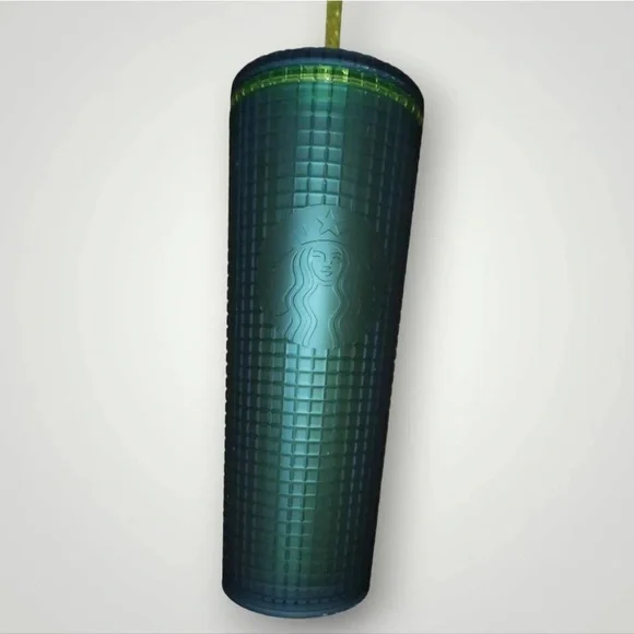 Starbucks Green Jelly Grid Tumbler Limited Edition 2022 - Picture 3 of 5